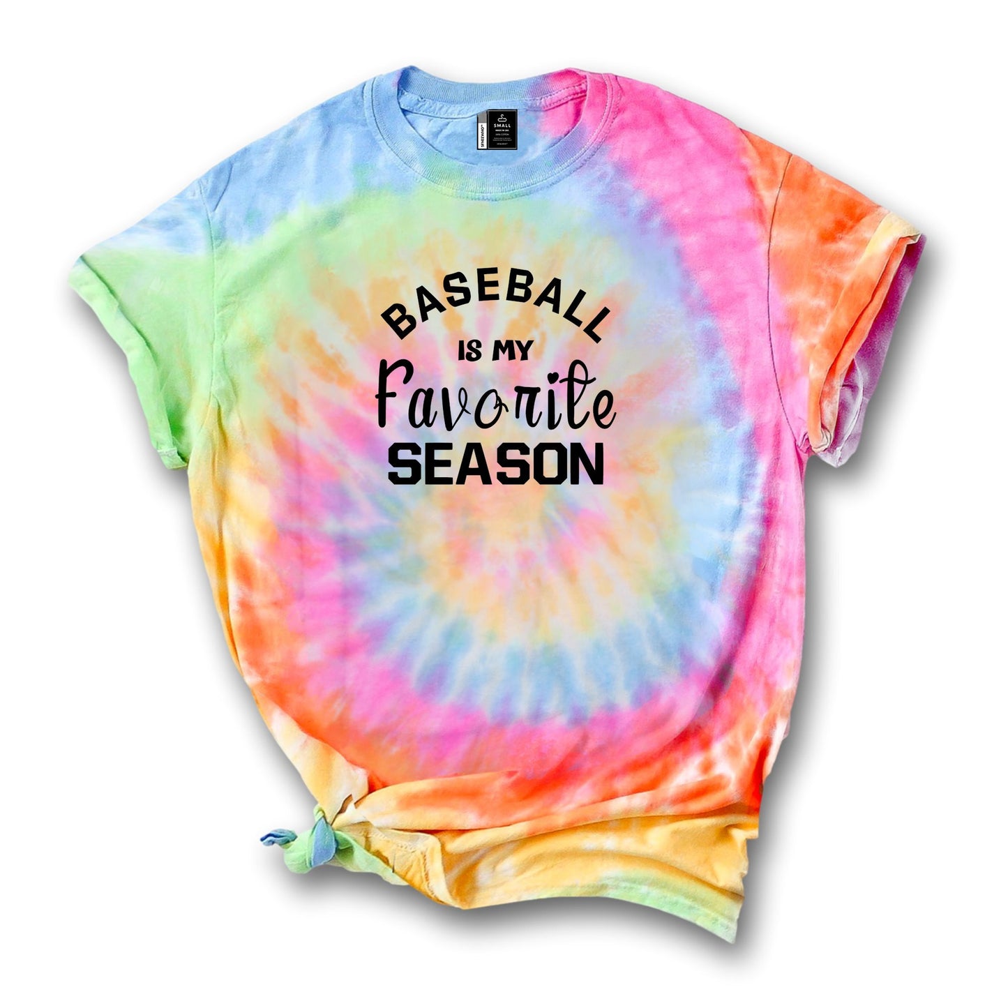 Baseball Is My Favorite Season Shirt Women Tie Dye Baseball Mom T Shirts Sports Mama Tee Casual Men Baseball Lover Gift