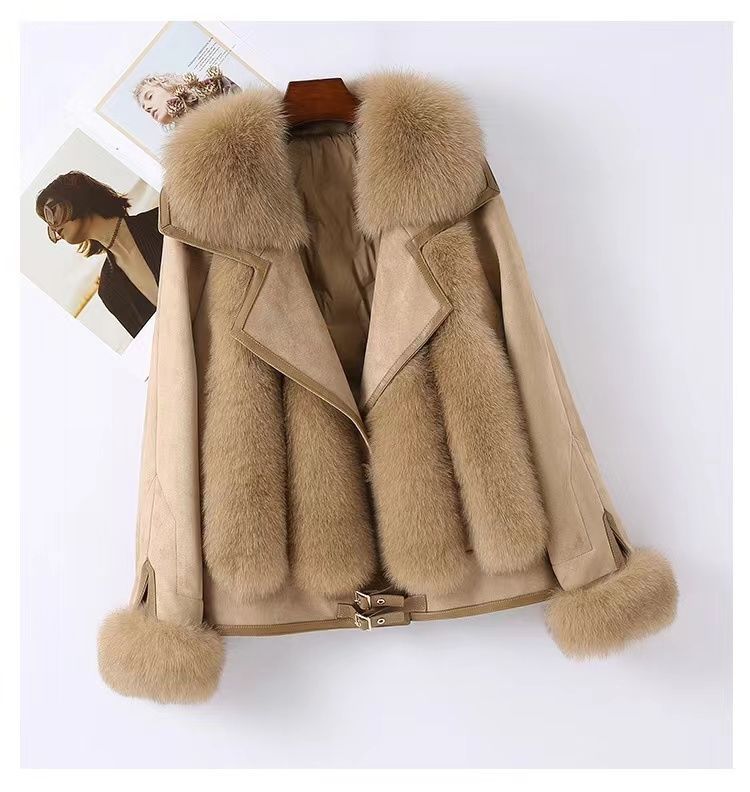 Fur Women's Fur Imitation Fox Fur Jacket