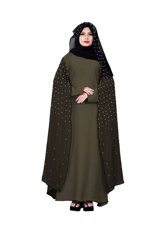 Plain Imported Nida Stylish Abaya Burqa