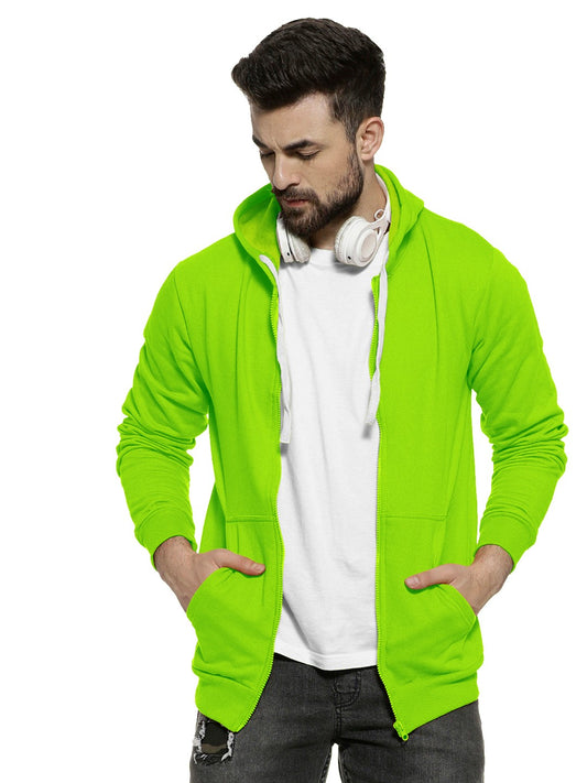 Nion Colour Premium Zip Hoodie For Men