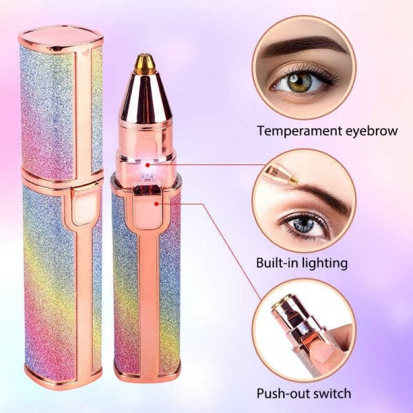 2 in 1 Electric Rechargeable  Eyebrow