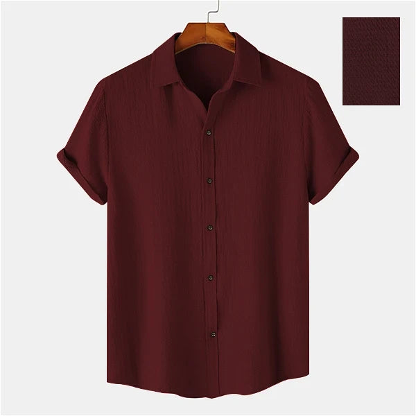 Men Casual Wear Cotton Structured Shirt