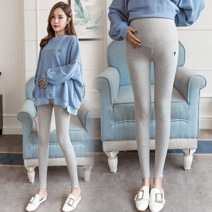 Maternity Leggings Fleece-lined Outer Wear