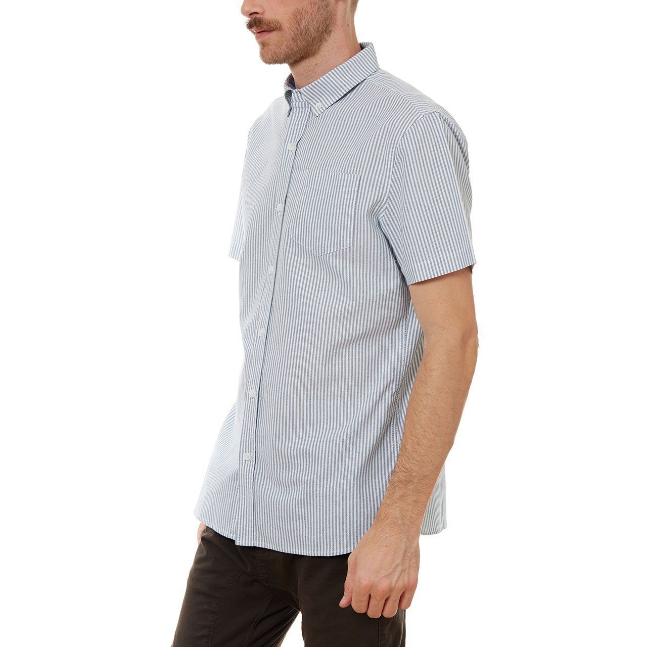 Larry Green Vertical Striped Shirt