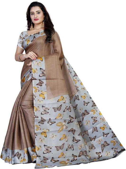 Latest Printed Art Silk Sarees