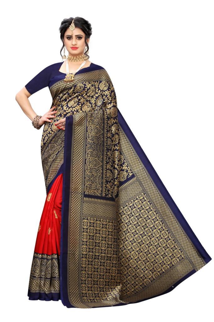 Beautiful Printed Art Silk Saree