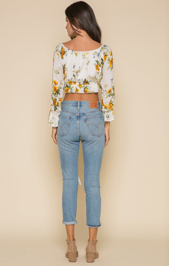 Buttercup Fields Crop Top